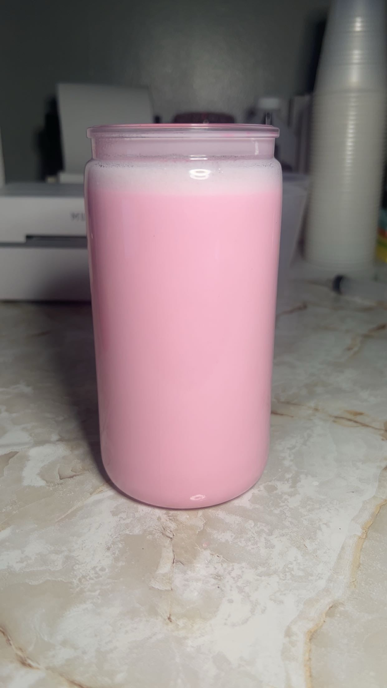 Strawberry “Milk” Cup